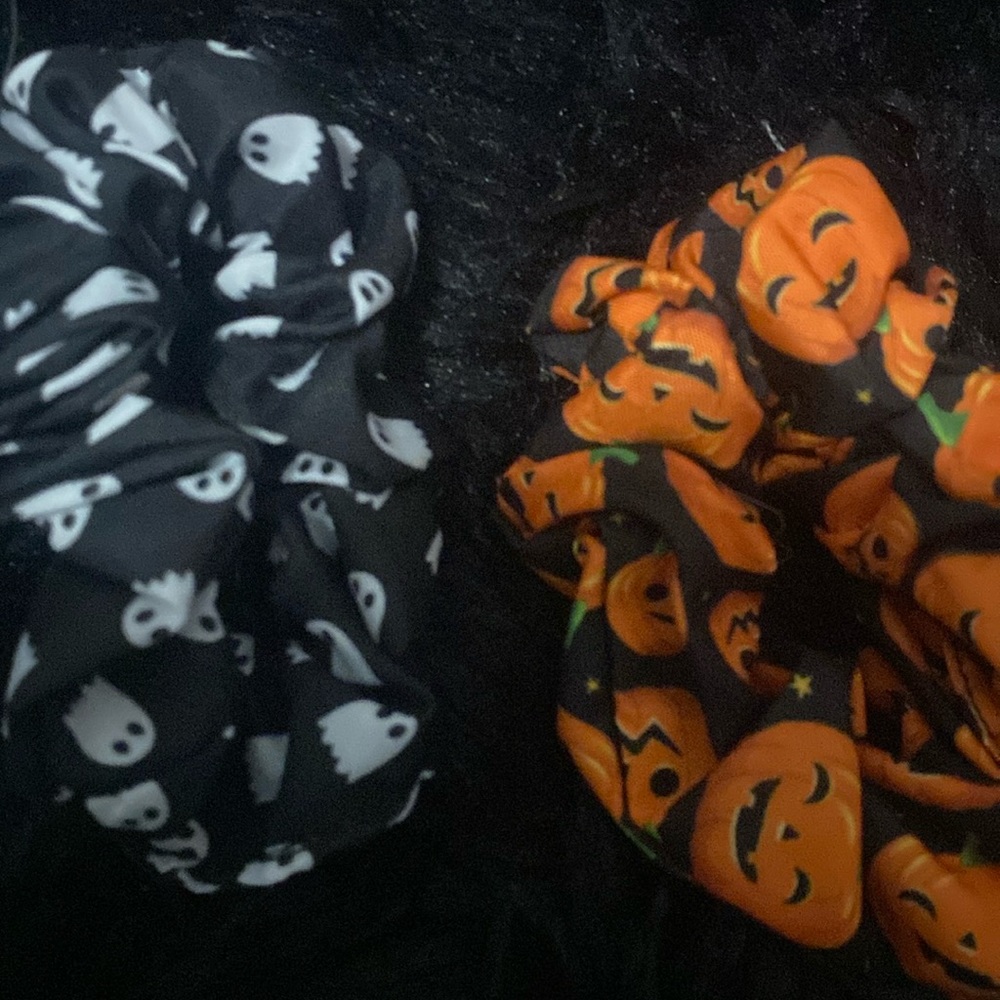 halloween scrunchies